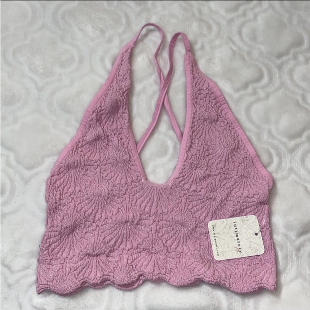 NEW! Free People What’s The Scoop Floral Bralette - Size XS/S - NWT - SOLD OUT - Picture 2 of 8